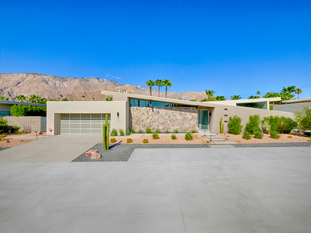 midcentury modern exterior-palm springs