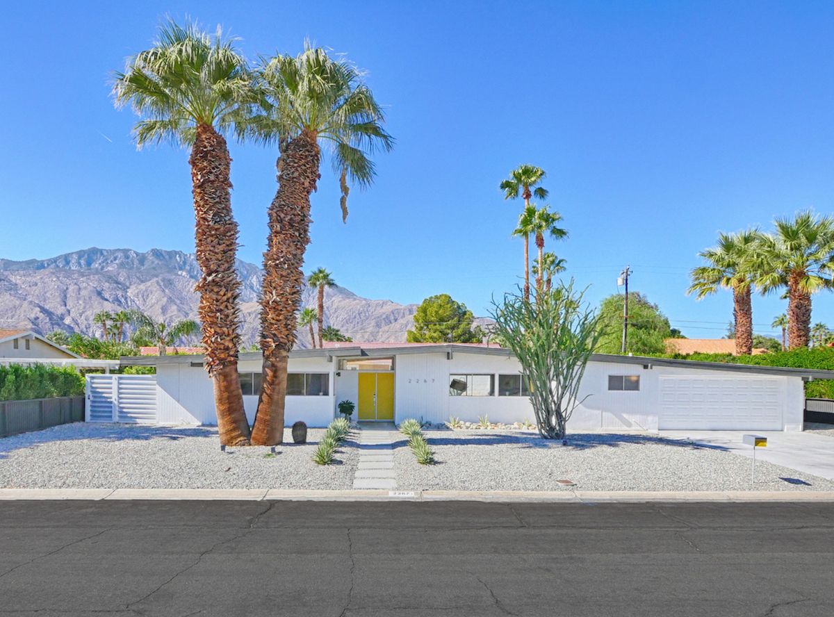 midcentury modern interior-palm springs