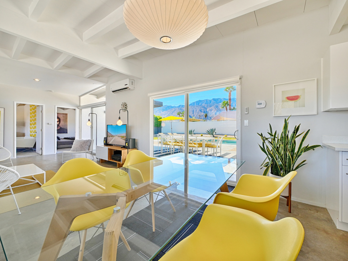 midcentury modern interior-palm springs
