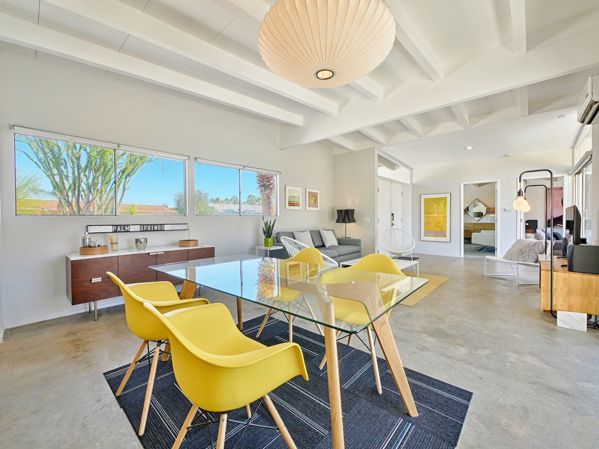 midcentury modern interior-palm springs