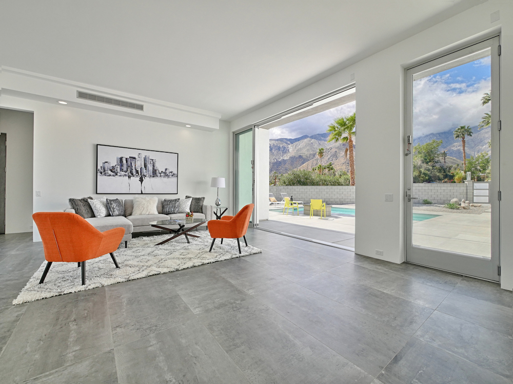 midcentury modern interior-palm springs