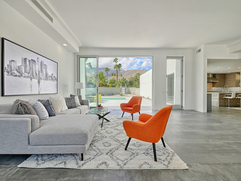 midcentury modern interior-palm springs