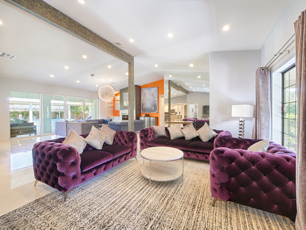 midcentury modern interior-palm springs