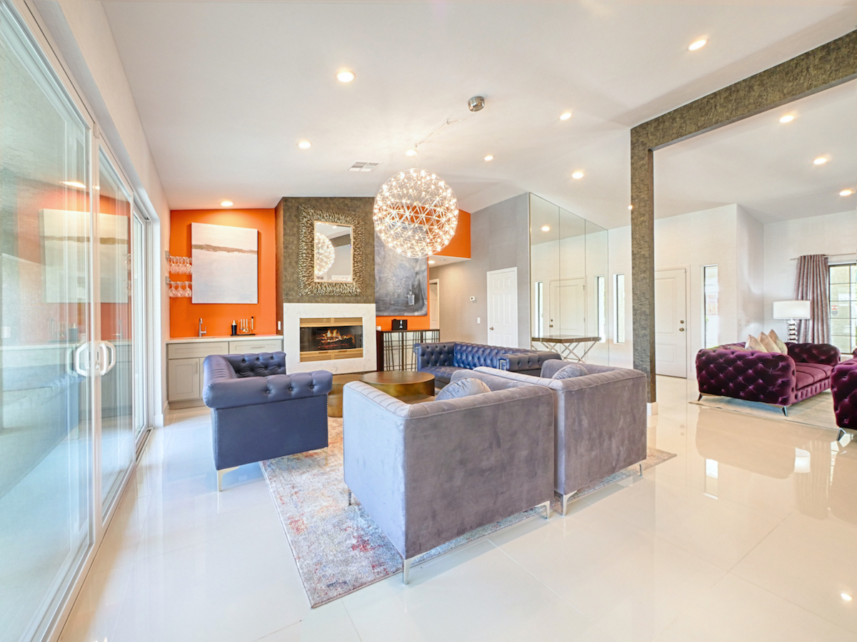 midcentury modern interior-palm springs