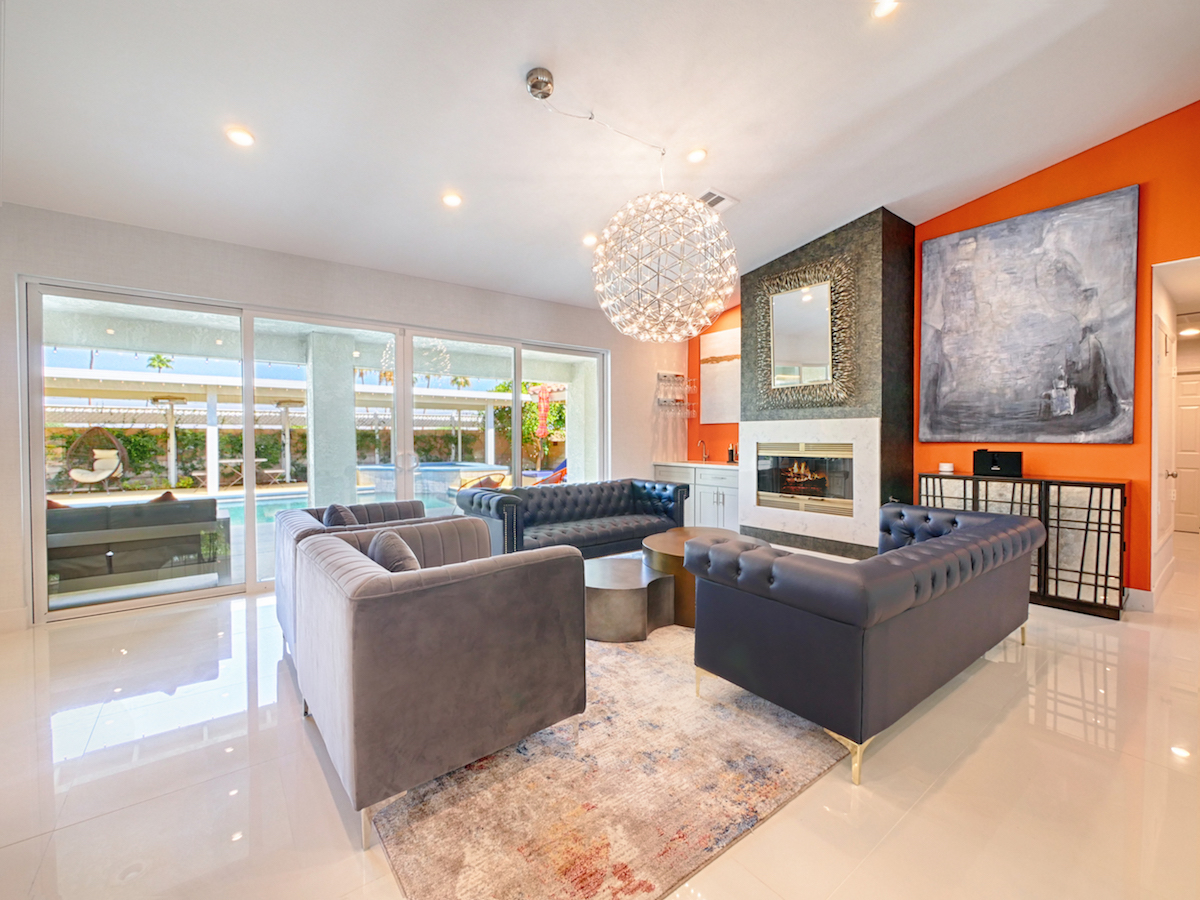 midcentury modern interior-palm springs