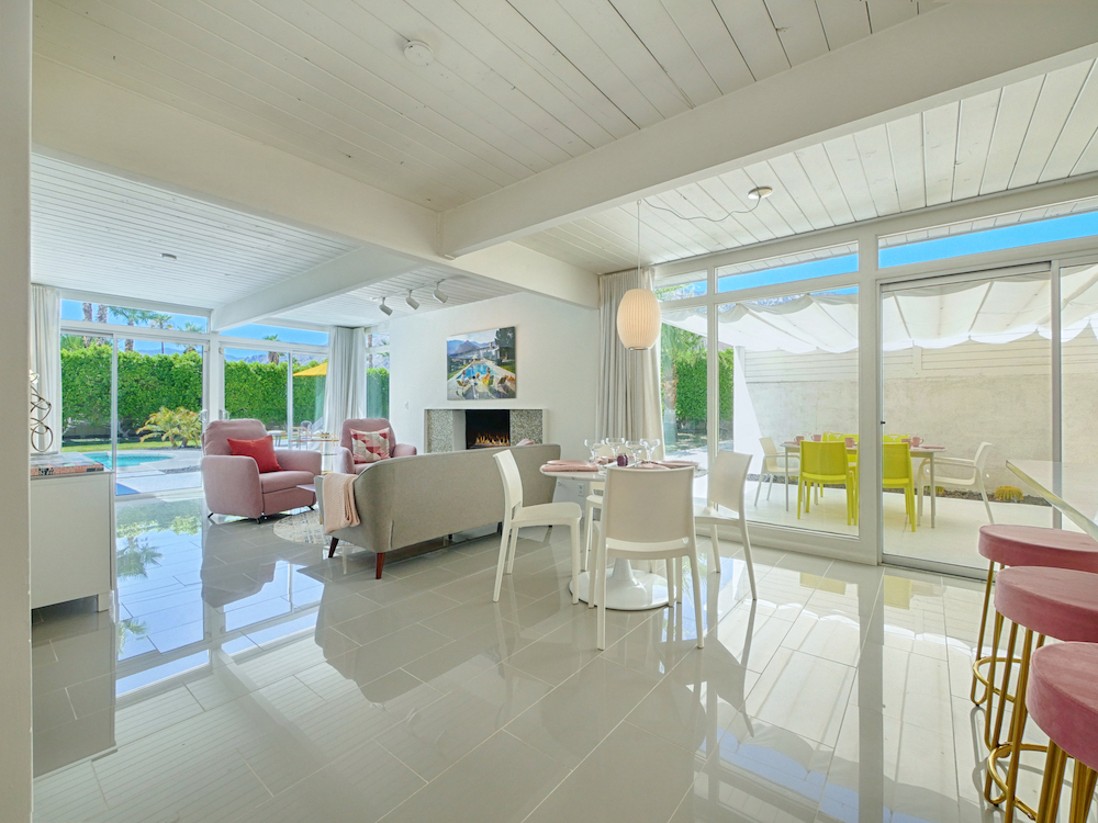 midcentury modern interior-palm springs