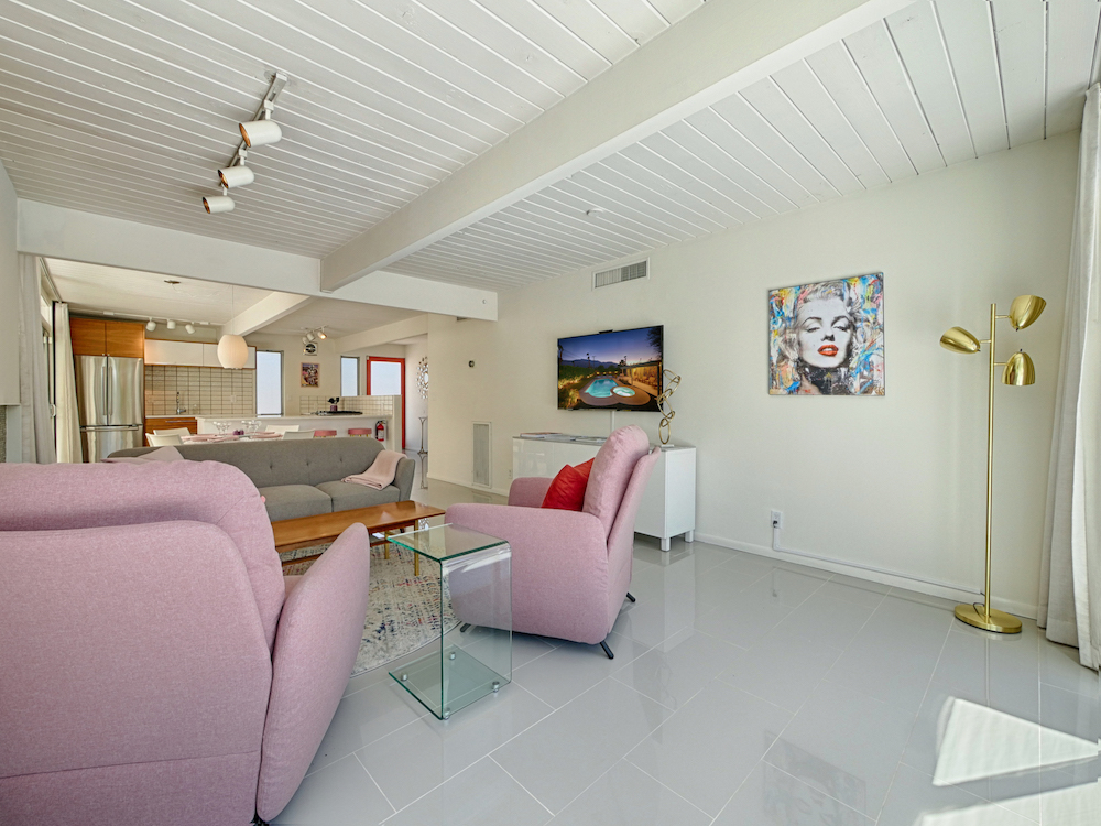 midcentury modern interior-palm springs