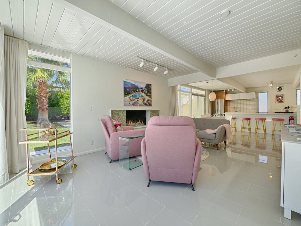midcentury modern interior-palm springs