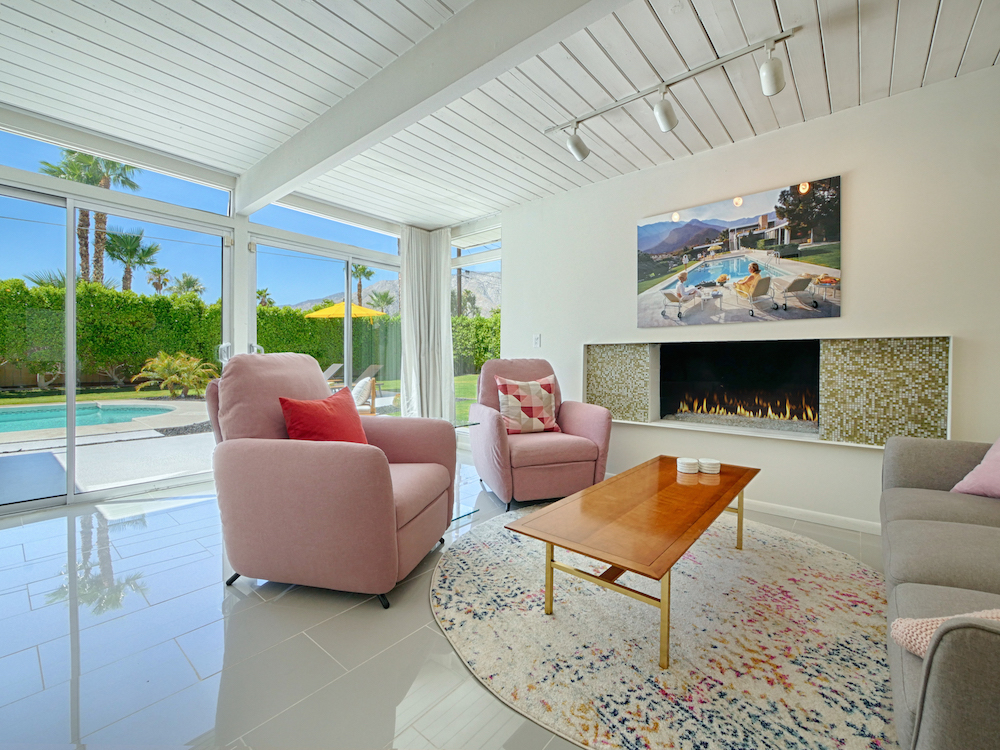 midcentury modern interior-palm springs