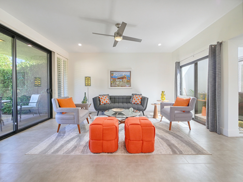 midcentury modern interior-palm springs