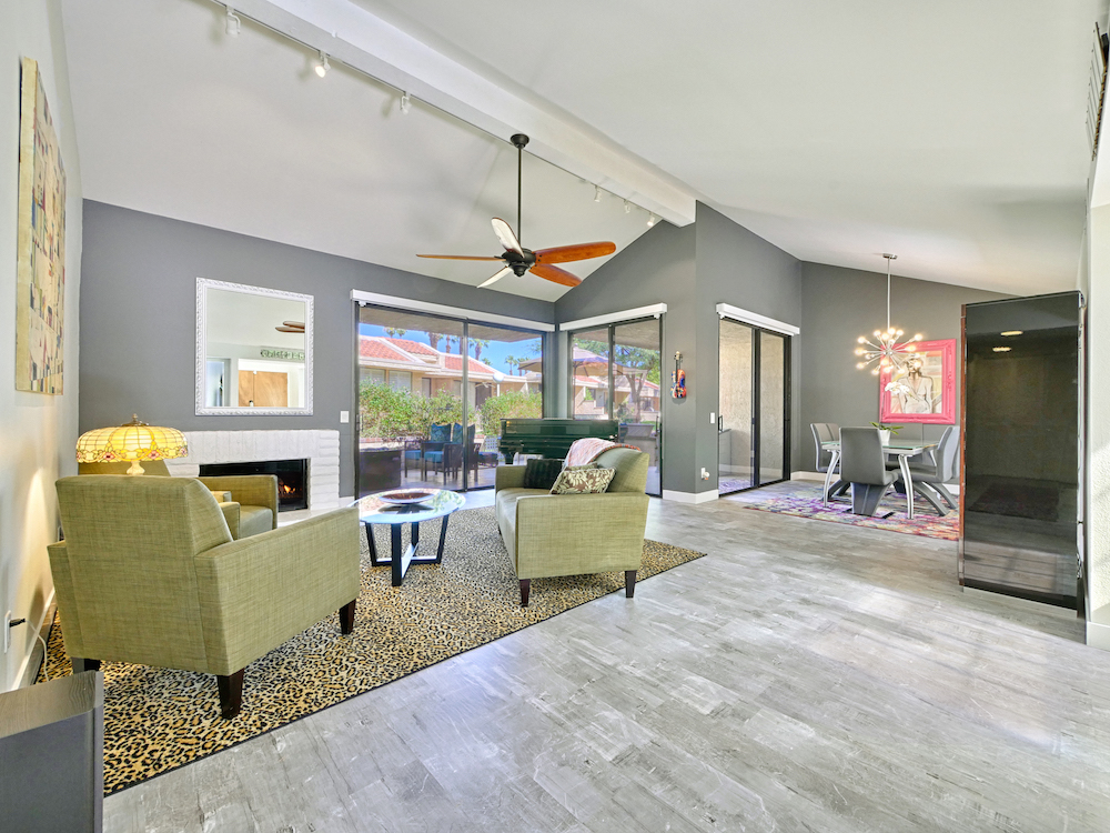 midcentury modern interior-palm springs