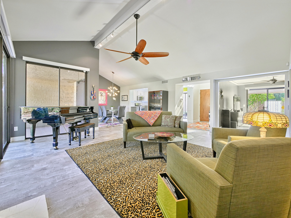 midcentury modern interior-palm springs